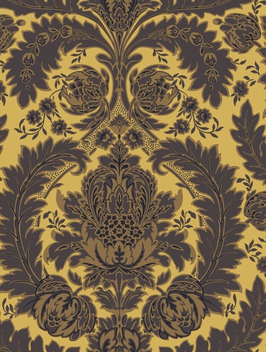 94/9049-CS COLERIDGE Yellow Gold And Black Cole & Son Wallpaper