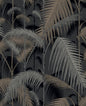 95/1004-CS PALM JUNGLE Silver Black Cole & Son Wallpaper