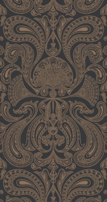 95/7044-CS MALABAR Bronze Black Cole & Son Wallpaper