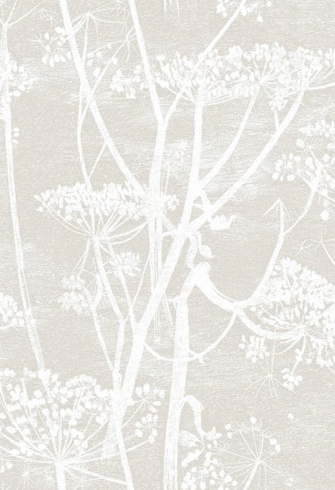 95/9051-CS COW PARSLEY Linen White Cole & Son Wallpaper