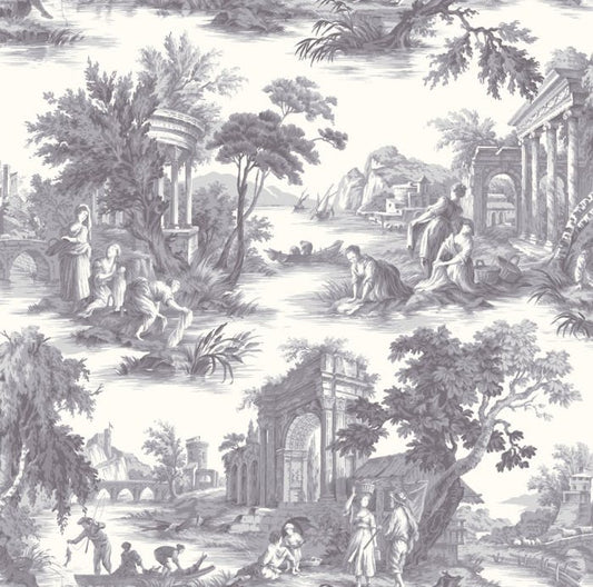 99/1003-CS VILLANDRY Charcoal Cole & Son Wallpaper