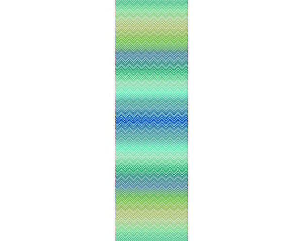 WRK 0090ZIGS ZIG ZAG SFUMATO PANEL Aquamarine Missoni Home Wallpaper