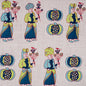 ATTENDANTS Indigo Katie Ridder Fabric