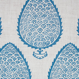 LEAF Blue Katie Ridder Fabric