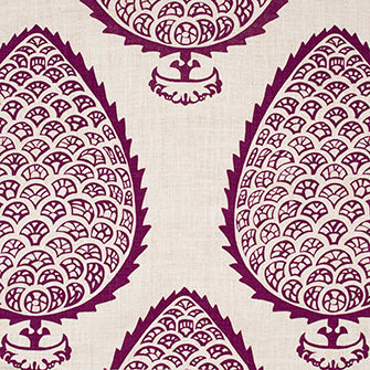 LEAF Plum Katie Ridder Fabric