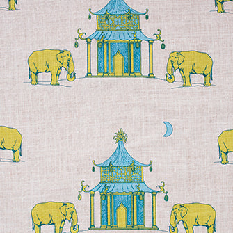 PAGODA Kiwi Katie Ridder Fabric