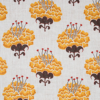 PEONY Marigold Katie Ridder Fabric