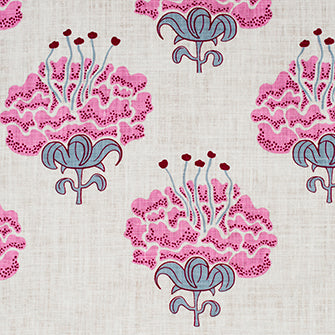 PEONY Raspberry Katie Ridder Fabric