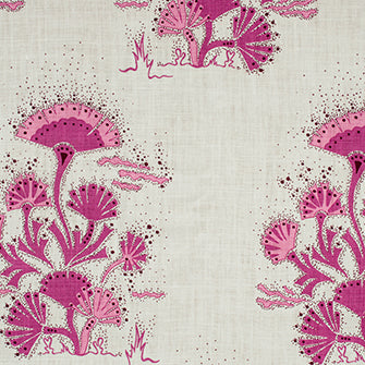 SEAWEED Magenta Katie Ridder Fabric