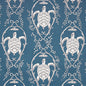 TURTLE BAY Prussian Blue Katie Ridder Fabric