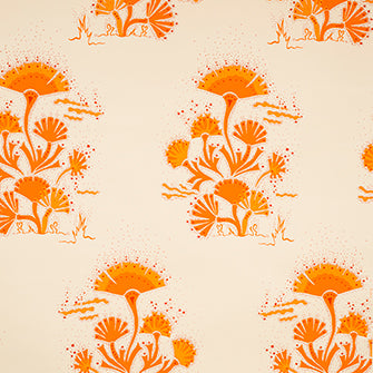 SEAWEED Orange Katie Ridder Wallpaper