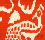 2430-45 BALI II Orange on Tint Quadrille Fabric