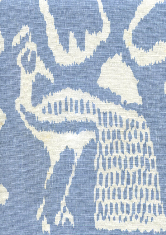 2430-50 BALI II Denim on White Quadrille Fabric