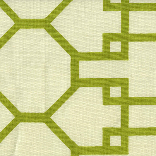 300404F Brighton Pistachio on Tint Quadrille Fabric