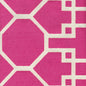 300425F Brighton Reverse Magenta on Tint Quadrille Fabric