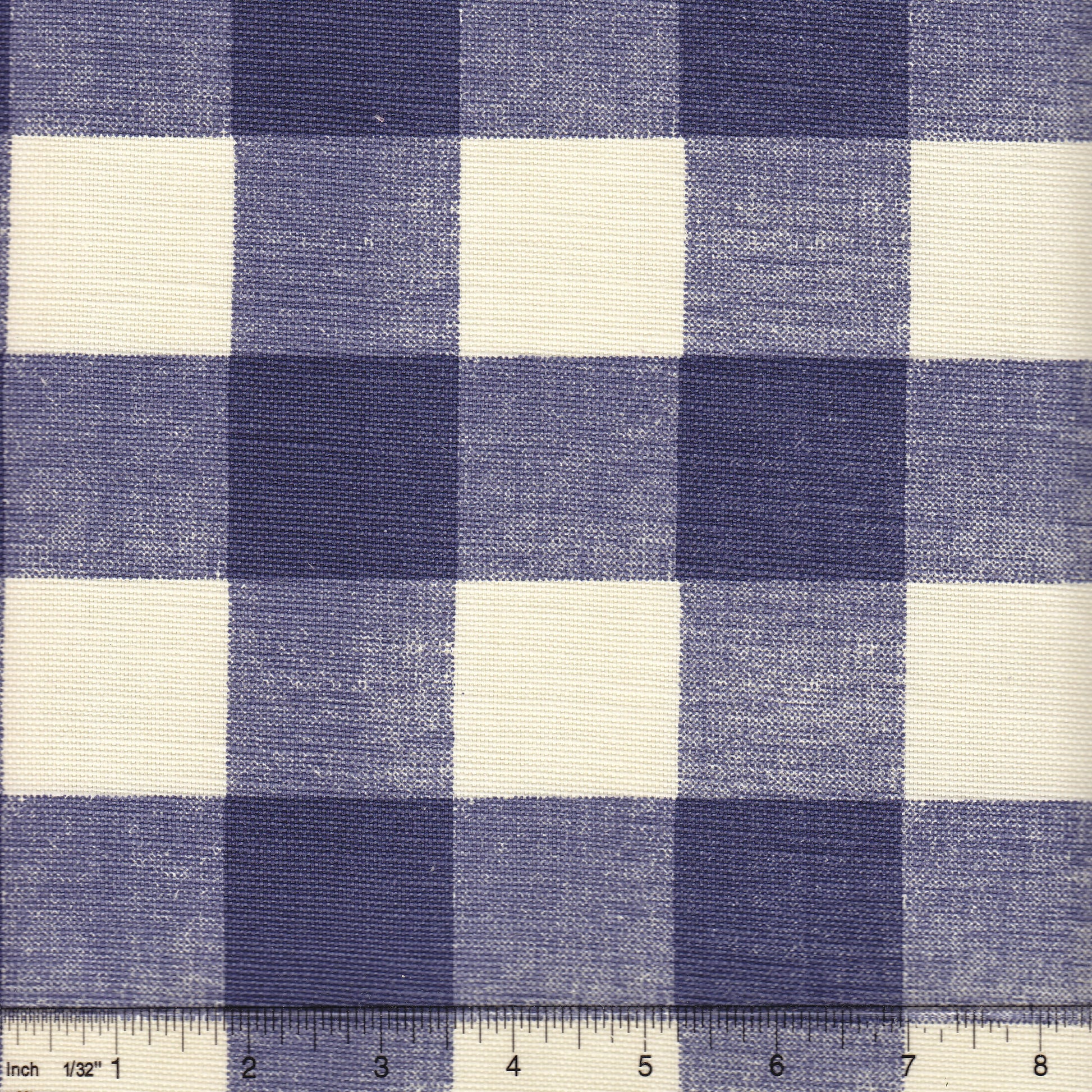 302528F Hingham Plaid New Navy on Tint Quadrille Fabric