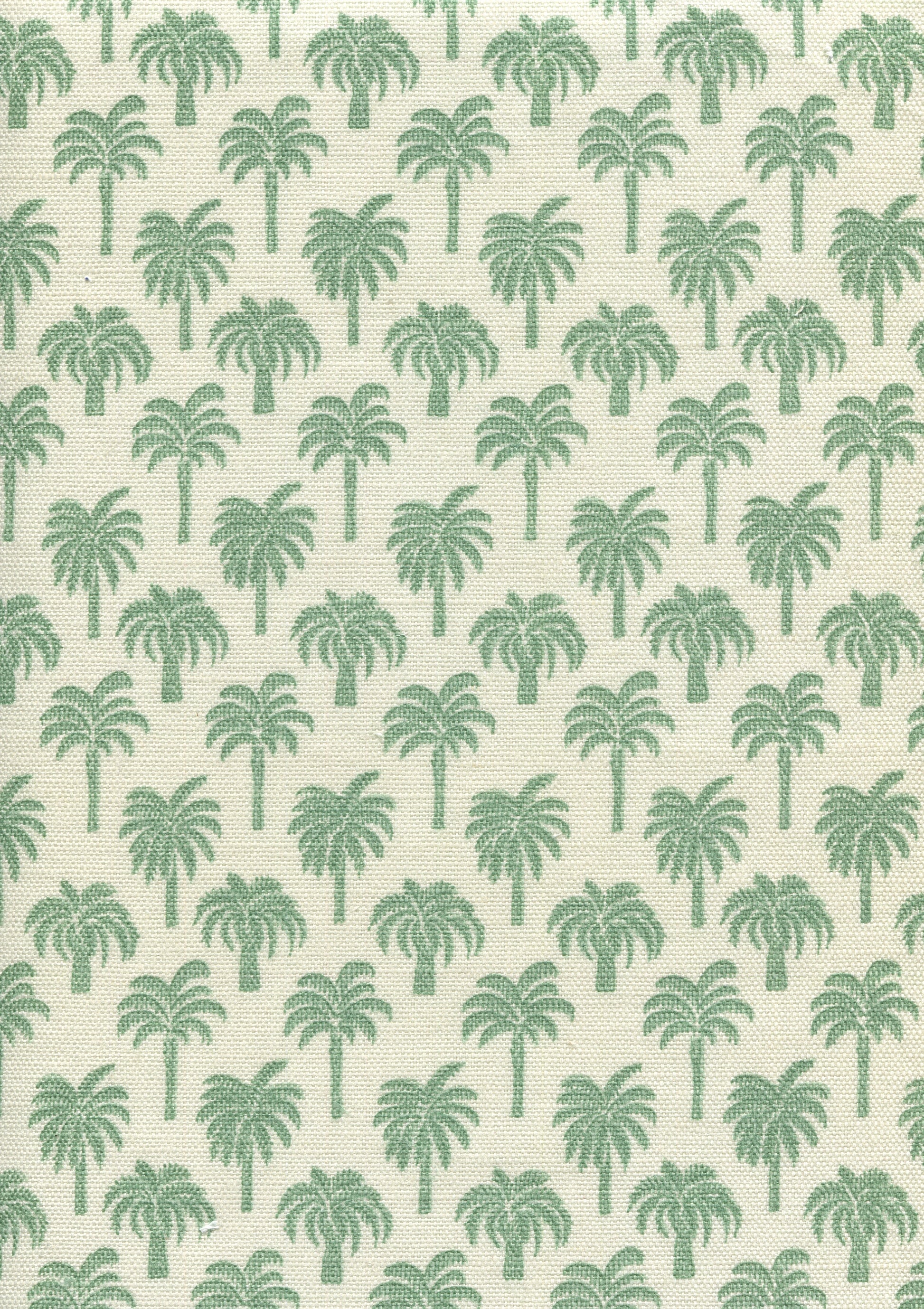 814-02 ISLAND PALM Celadon Quadrille Fabric