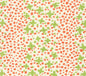 AC220-07LC JACKS II Lime Green Orange Dots on Tint Quadrille Fabric