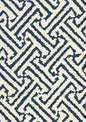 6620-13 JAVA GRANDE Navy on Tint Quadrille Fabric