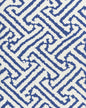 6620-05W JAVA GRANDE Navy on White Quadrille Fabric