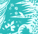 302662F Les Indiennes Turquoise on Tint Quadrille Fabric