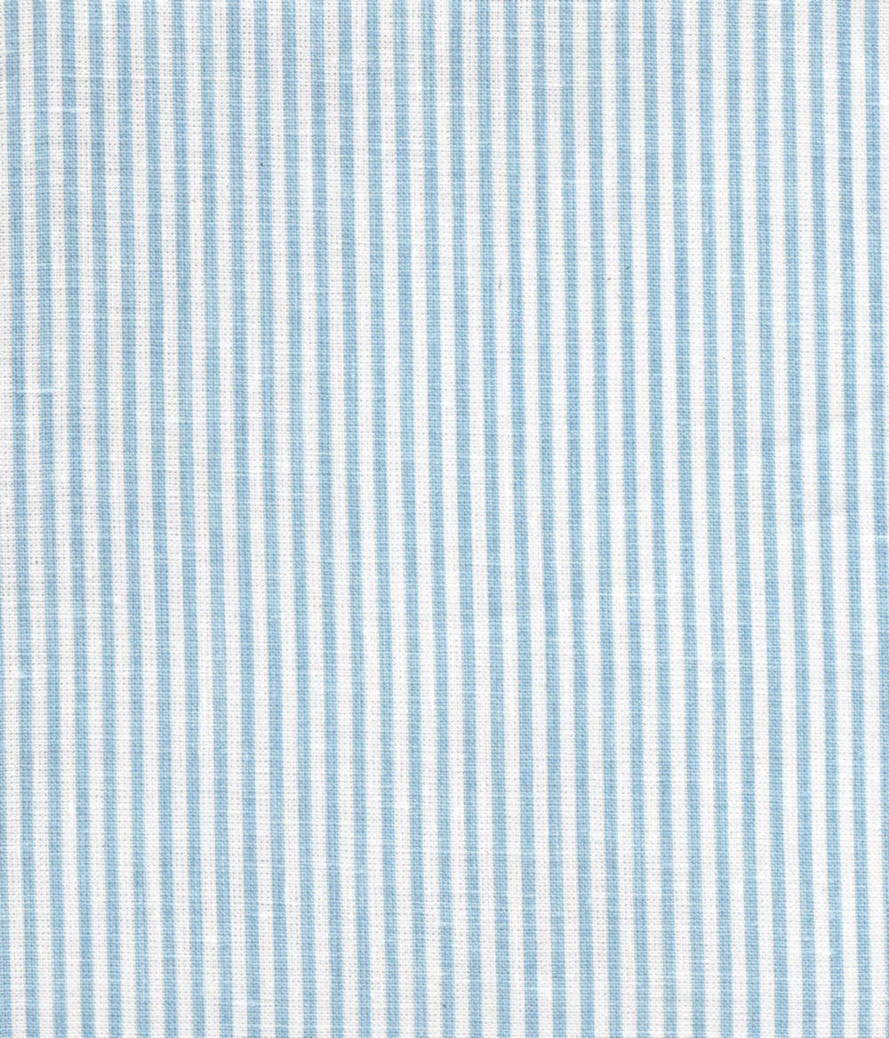 6920W-03 LILA STRIPE Blue on White Linen Quadrille Fabric