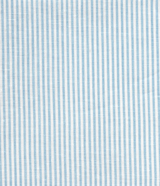 6920W-03 LILA STRIPE Blue on White Linen Quadrille Fabric