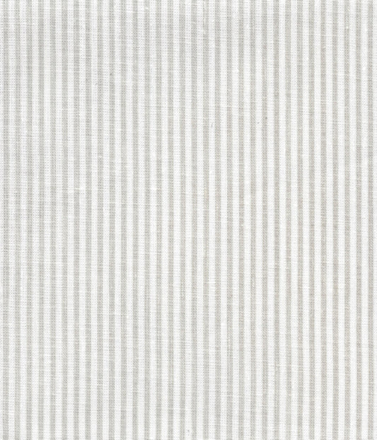 6920W-13 LILA STRIPE Soft Gray on White Linen Quadrille Fabric