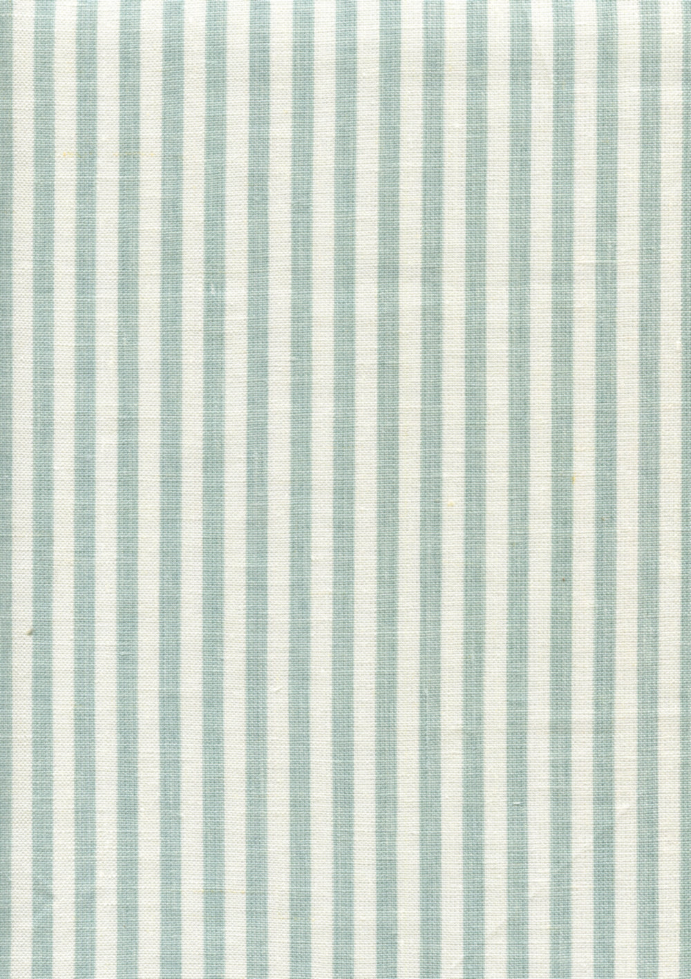 6930W-02 LULU STRIPE Aqua on White Linen Quadrille Fabric