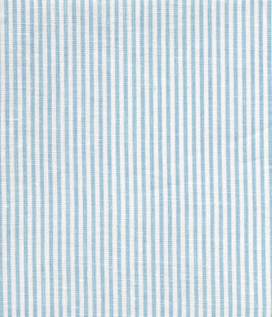 6930W-03 LULU STRIPE Blue on White Linen Quadrille Fabric