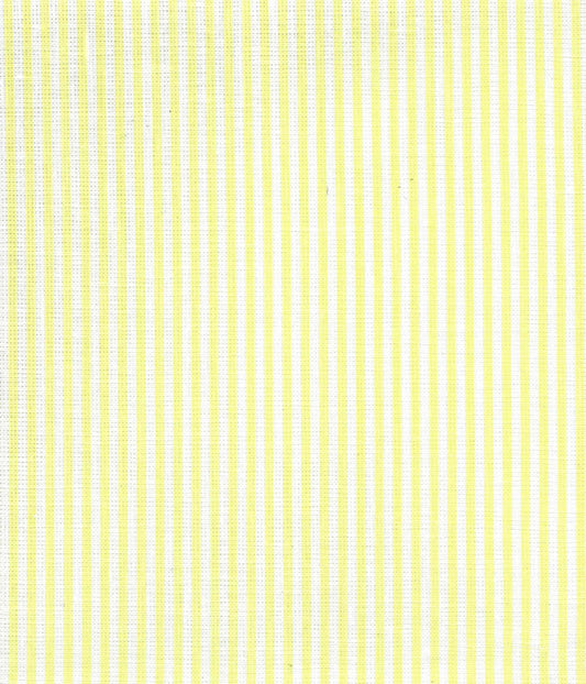 6930W-16 LULU STRIPE Soft Chartreuse on White Linen Quadrille Fabric