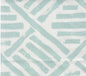 6750W-11 MACOCO II Aqua on White Quadrille Fabric