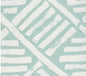 6760W-11 MACOCO REVERSE Aqua on White Quadrille Fabric