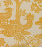 302450T-02 Magic Garden Yellow on Tan Quadrille Fabric