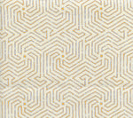 2510L-06 MAZE Inca Gold on Tint Quadrille Fabric