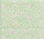 2510L-03 MAZE Jungle Green on Tint Quadrille Fabric