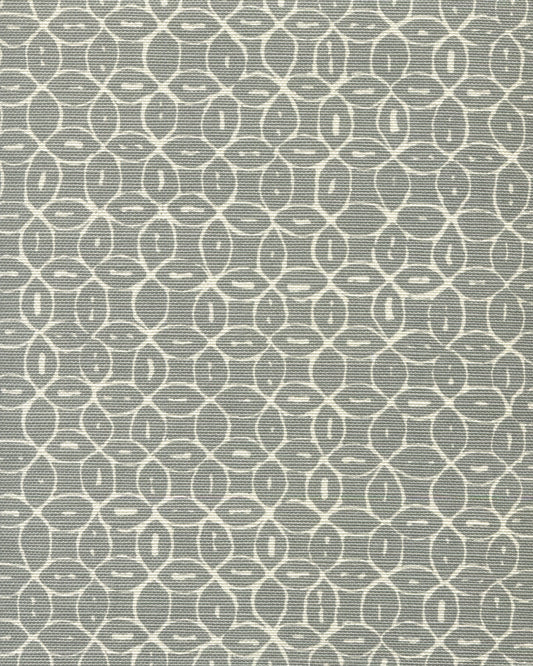 6455-31 MELONG BATIK REVERSE Grey on Tint Quadrille Fabric