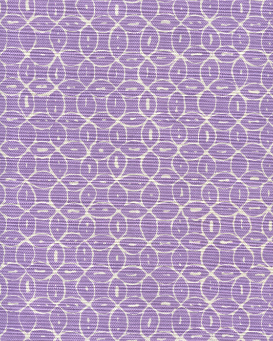 6455-32 MELONG BATIK REVERSE Lavender on Tint Quadrille Fabric