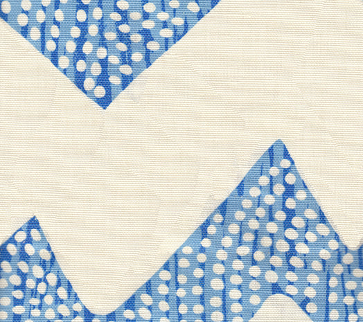 AC720-07 MOJAVE ZIG ZAG Turquoise on Tint Quadrille Fabric