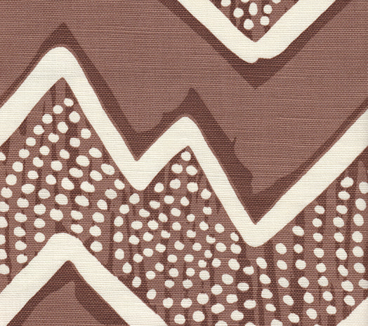 AC250-06 MONTECITO Browns on Tint Quadrille Fabric