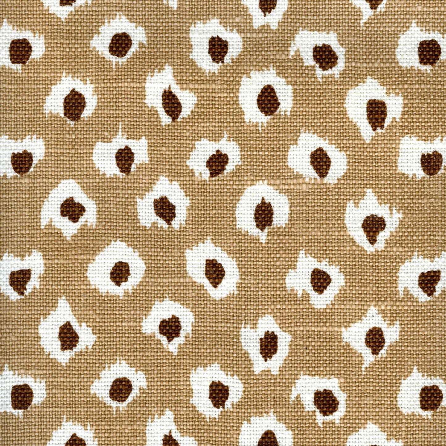 302271P Moroc Camel Brown on Oyster Quadrille Fabric