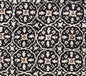 149-30 NITIK II Black Brown on White Quadrille Fabric