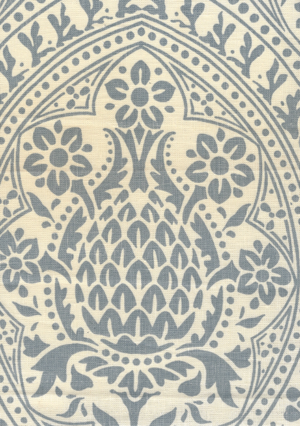 302135F PINA Windsor Blue on Tint Quadrille Fabric