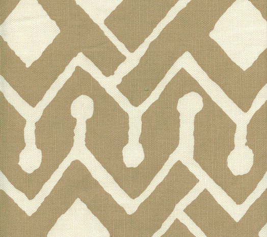 AC107-01 SAHARA Beige on Tint Quadrille Fabric
