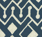 AC107-18 SAHARA Navy on Tint Quadrille Fabric
