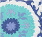 010226F Suzani Blues on Tint Quadrille Fabric