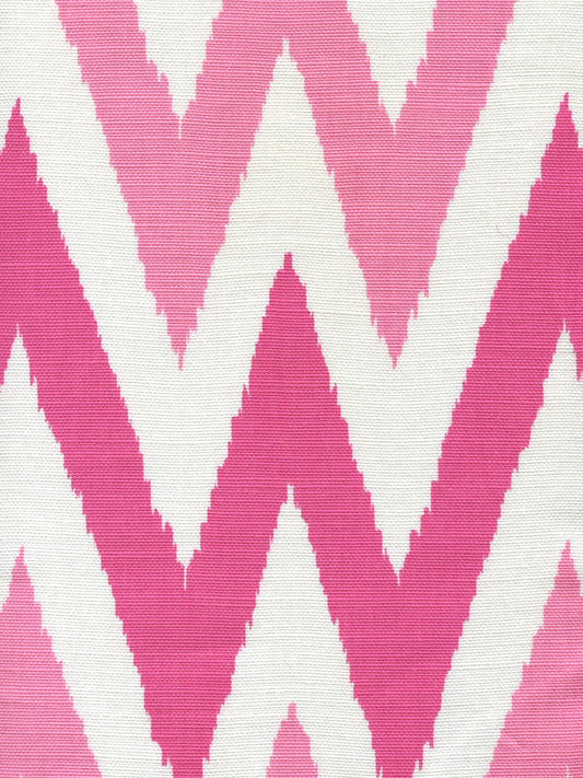 306022F TASHKENT II SMALL SCALE Pink Light Pink on White Quadrille Fabric