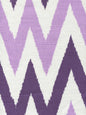 306025F TASHKENT II SMALL SCALE Purple Lilac on White Quadrille Fabric