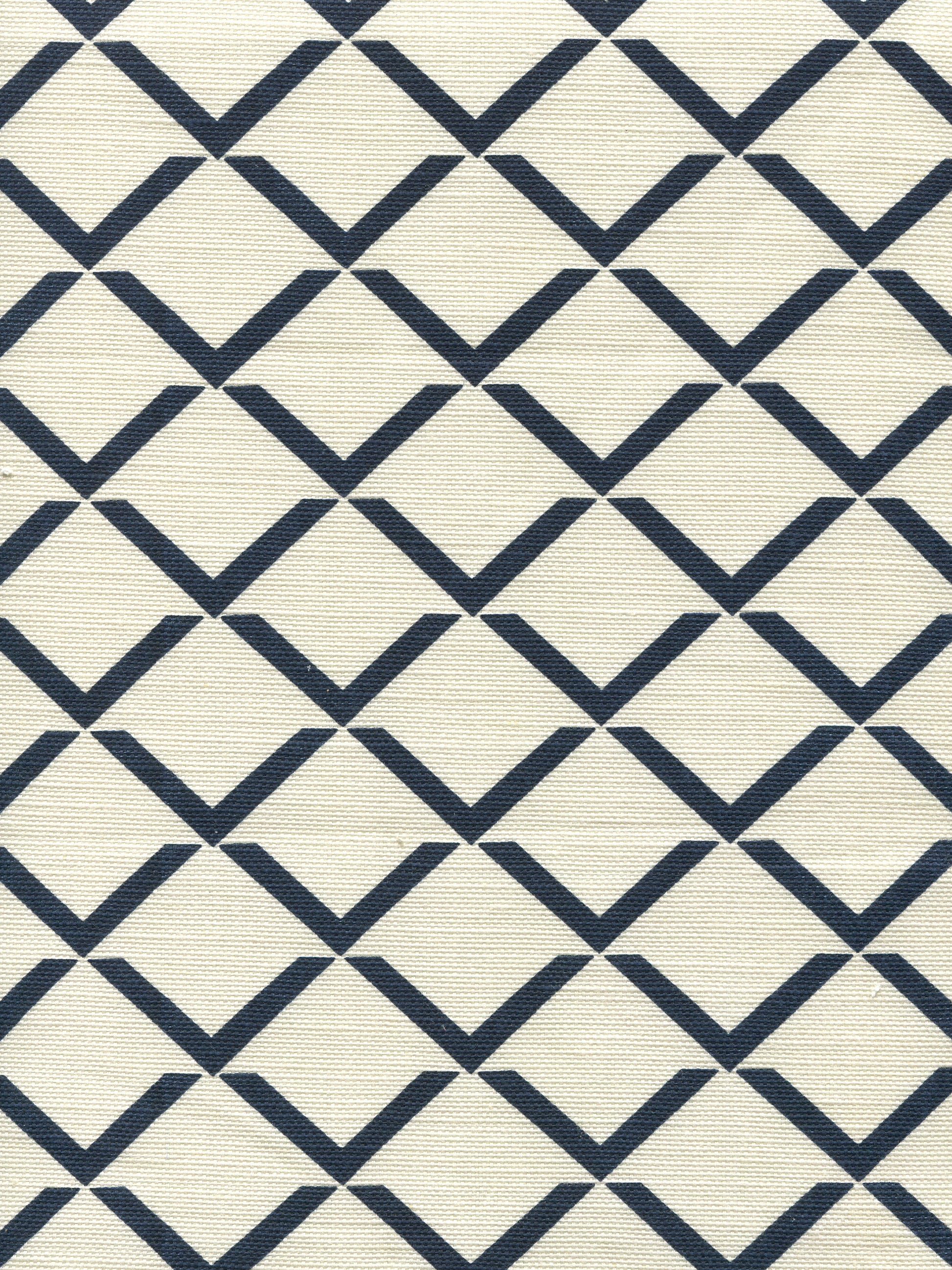 302332F Terrace Grande Navy on Tint Quadrille Fabric