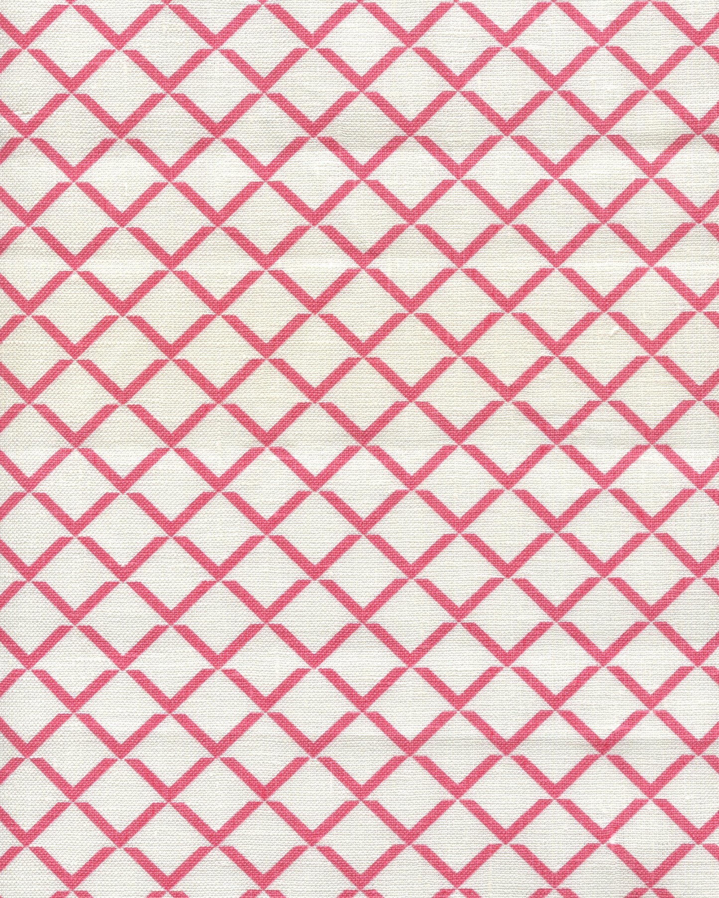 302309FW Terrace Watermelon on White Quadrille Fabric